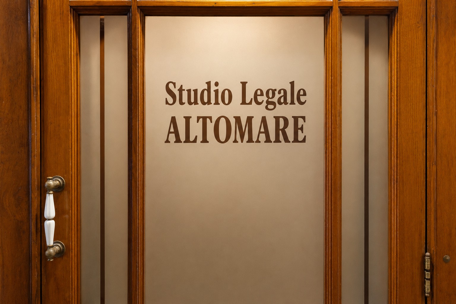 Ingresso dello Studio Legale Altomare